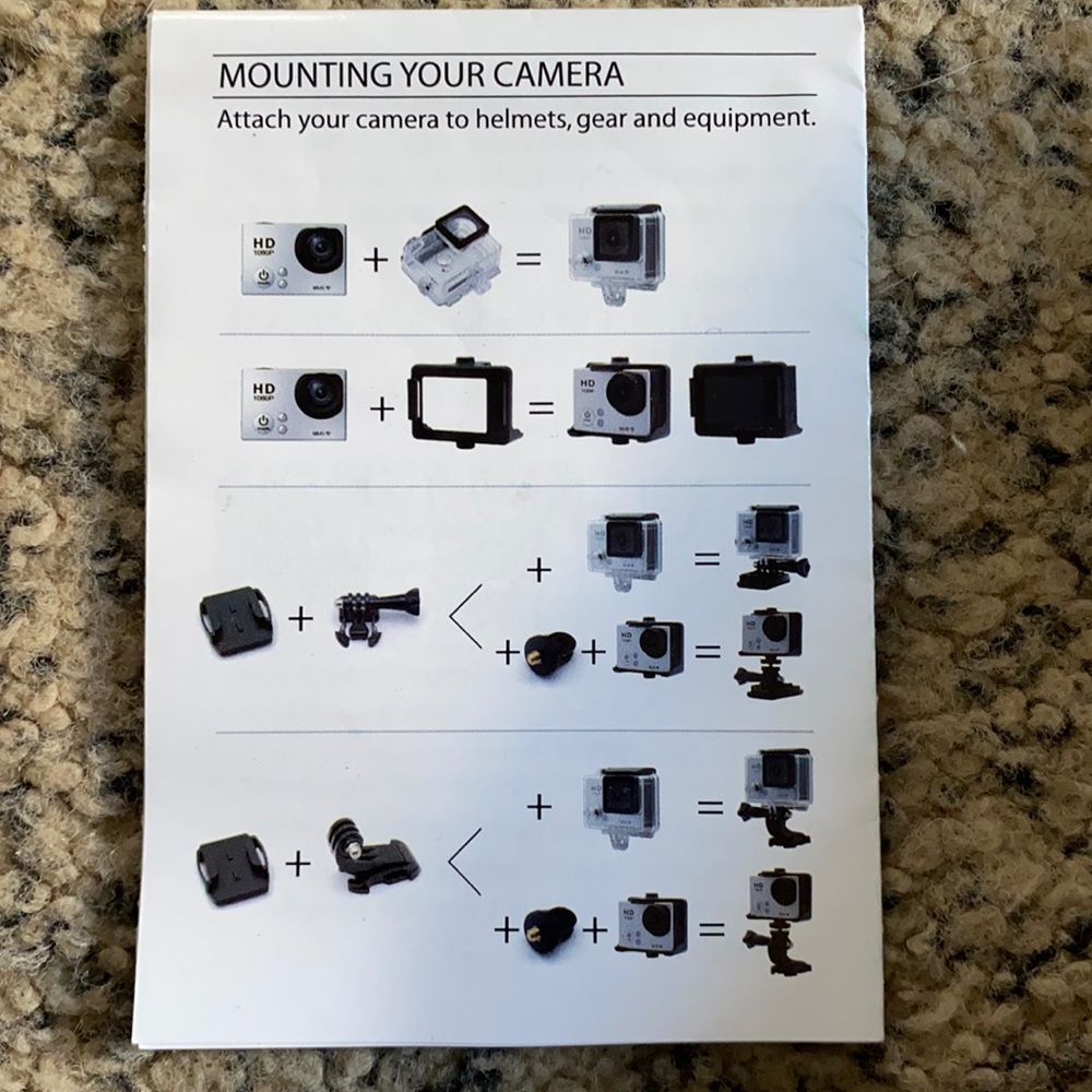 Action Camera with accessories - Picture 3 of 3